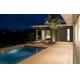 Water Resistant Smooth WPC Deck Flooring For Pool / SPA Surrounds