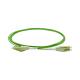 KEXINT Uniboot Fiber Optical Patch Cord LC UPC Duplex OM5 LSZH Green