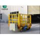 20t Steel mill remote control electric coil handling trackless van with railings