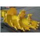 130mm 150mm 200 Mm Kelly Box Double Cutting Conical Rock Auger , Conical Auger