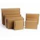 Kraft Paper Brown Carton Box , Custom Corrugated Boxes Thickness 0.23mm
