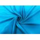 290GSM Stretchy 87% Nylon Warp Knitted Fabric Elastic Plain Turquoise Blue