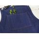 Denim Kitchen Cooking Apron Home Cleaning Apron With Many Pockets  Hang-Neck Cotton Webbing Strap