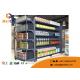 Retail Store Supermarket Gondola Shelving Double Sided  Metal Pegboard