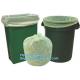 Biodegradable & Compostable Transparent Poly Flat Bags On Roll With Paper Core For Supermarket, Food Waste Caddy Liner