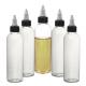 Round Pet Plastic Squeeze Applicator Bottles For Hair Oil 15ml 30ml