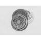 Professional deep drawn metal pressings parts speaker grille with white coating