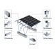 150 KM/H Solar Panel Carport Parking Canopy MPPT Solar Power Carport