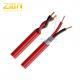 Plenum-Rated Fire Alarm Cable 12AWG 2C Solid Copper for Fire Protective Circuits