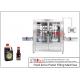 Soy Sauce Food Bottle Filling Machine 1% Accuracy 6 Heads 50Hz