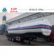 39000 Liters Fuel Tanker Trailer High Safety Factor For Carrying Fuel / Diesel