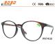 Fashionable round  reading glasses,made of pc frame,metal silver pins,plastic hinge