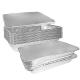 20ft Oblong Aluminum Food Foil Container Disposable Foil Trays With Foil Lid
