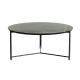 Black Oak Top Coffee Table Satin Finish Contemporary Coffee Table With Metal Legs