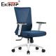 Blue Ergonomic Mesh Office Desk Chair With Adjustable Arms