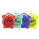 Simple clean design single color available safety plastic material for desktop alarm clock
