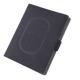 Business Creative Wireless Charger Notebook With Led Logo Leather