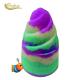 Colorful Bubble Bath Bombs Kids Surprise Gift Round Shape Plastic Wrap Package