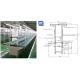 Anti Static SMT Flat Belt Conveyor 4 Meters Length 8000 Mm/Min