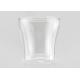 Durable Double Wall Coffee Cups , Double Insulated Glass Coffee Cups