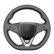 MEWANT Hand Stitch Genuine Leather Steering Wheel Cover for Opel Astra Combo Corsa Grandland X Insignia 2014 2017 2018 2019 2020