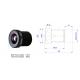 1/2" 3Mp F1:2.0 Security Lens 8mm Back Focal Length 7.1mm For Wireless Security