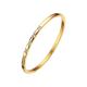 Jewelry CZ Hinged Oval Cuff Bangle Bracelet For Women Girl Christmas Gift Couple