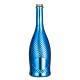 Custom Capacity Matte Pink Silver Gold Blue Silver Electroplated Champagne Bottle 750ml with Cap