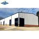 Red Iron I-Beam Frames Prefabricated Warehouse Buildings In Steel