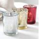 Christmas Tea Light Mercury Glass Votive Candle Holders 82ml Customized Color