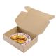 Customized Disposable Food Box Packaging For 12 Gray Empanadas Corrugated Board