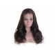 Body Wave Peruvian Human Hair Lace Wigs 18 - 22 Inch Without Any Chemical Treated
