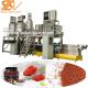 Sinking Fish Feed Extruder Machinery Plant , Fish Feed Production Machine