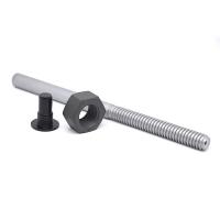 Customized CNC Turning Machining Parts Thread Rod / Cylinder Baffle For Auto