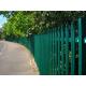 Rounded 3000mm Height Steel Palisade Fencing For School Playground