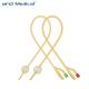 Latex Intermittent Female Catheter , 3 Way Intermittent Urinary Catheter