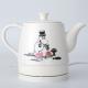 360° Cordless Electric Ceramic Teapot Kettles 0.8L 1350W