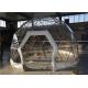 Size Customized Geodesic Dome Tent Transparent Glamping PVC Fabric Coverings
