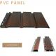 Wpc Fluted Wall Panel Fireproof Moisture Proof Exterior Wall Decoration