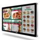500nit Samsung Digital Menu Boards 55 Inch LCD Screen For Restaurant Menu With Windows OS