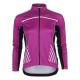 Purple Long Sleeve Cycling Warm Up Thermal Bike Jacket
