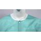 Cheap Disposable dental non-woven lab gown hospital long sleeve short coat for doctor and nurse