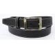 Adjust Length Japanese Clip Mens Dress Belts With Nickel Buckle , Casual Dress Belt