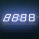 High Brightness 0.56 LED Clock Display Ultra White Color Low Power Consumption