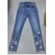 Zipper Fly Fashion Lady Jeans Stretch Denim Pants Slim Fit Lady Trend Jeans 44