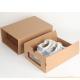 Customized Single Side Coating Corrugated Shoe Boxes for Eco-friendly Packaging Needs