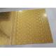Gold Mirror Embossed Aluminum Sheet , Embossed Aluminum Panels Construction Usage