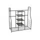 Professional Golf Organizer Rack High Strength Structure With Robust Metal Bars