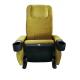 Eco Friendly Commercial Theater Seating Steel Floor Mounted Legs Movable Armrest