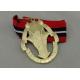 Demark Die Cast Medal for Running 3D with Zinc Alloy Gold plating